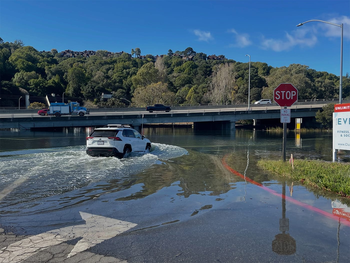 Day Around the Bay: Flooding Persists In Mill Valley — SFist